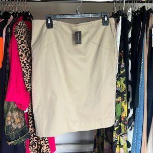 LADIES PENCIL SKIRT IN BEIGE BY THE LIMITED SIZE 10